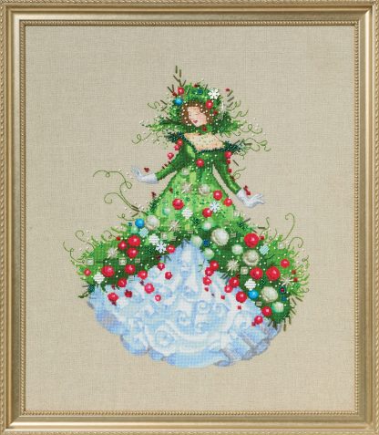 MD197 Merry Merry cross stitch pattern by Nora Corbett for Mirabilia Designs