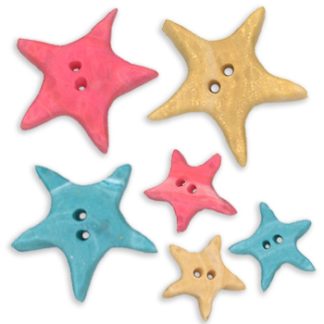 SB458 Starfish button by Stoney Creek