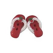 SB510 Red Holly Flip Flops button from Stoney Creek