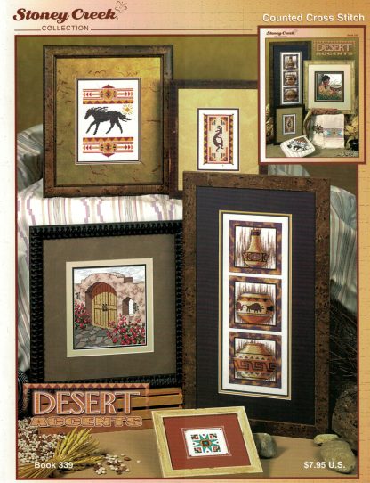 Desert Accents cross stitch book SCB339 from Stoney Creek