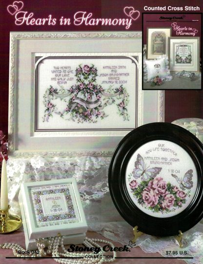 Hearts in Harmony cross stitch book from Stoney Creek SCB342