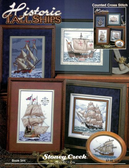 Historic Tall Ships cross stitch book from Stoney Creek SCB344