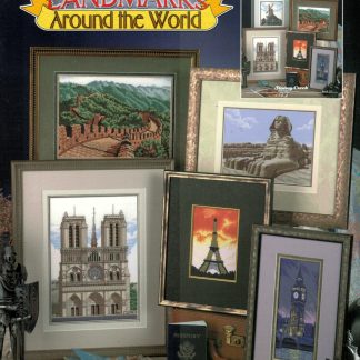 Landmarks Around the World cross stitch book SCB353 from Stoney Creek