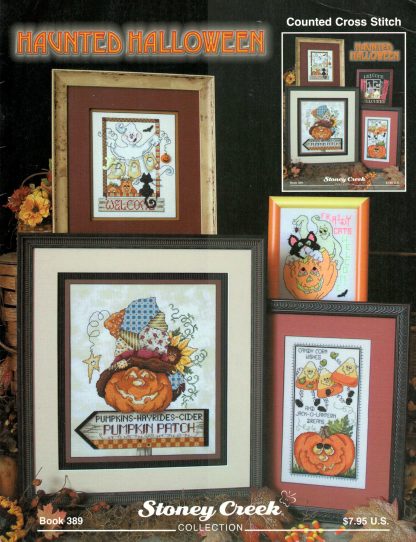 Haunted Halloween cross stitch book by Stoney Creek SCB389