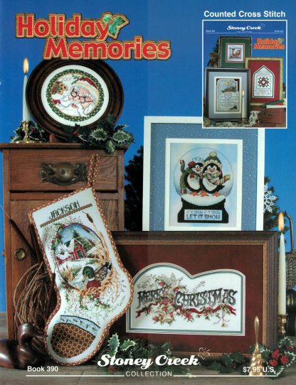 Holiday Memories cross stitch book by Stoney Creek SCB390