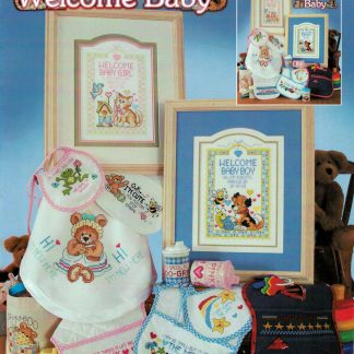 Welcome Baby cross stitch book by Stoney Creek SCB396