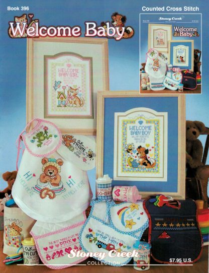 Welcome Baby cross stitch book by Stoney Creek SCB396