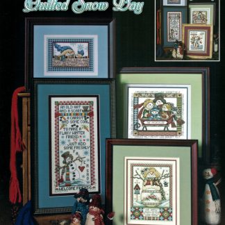 Quilted Snow Day cross stitch book by Stoney Creek SCB398