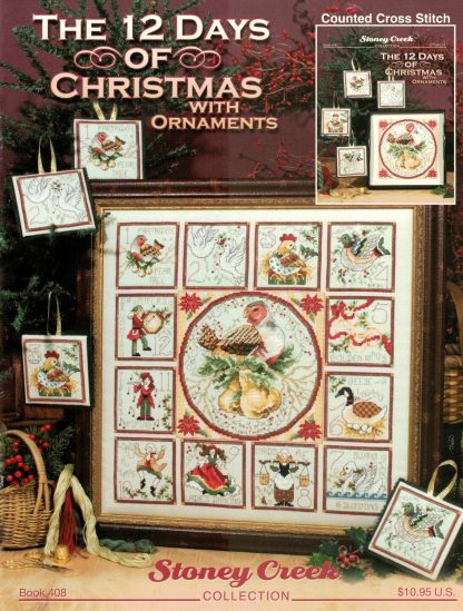 12 Days of Christmas cross stitch book SCB408 from Stoney Creek