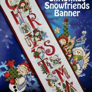 Christmas Snowfriends Banner cross stitch book SCB430 from Stoney Creek