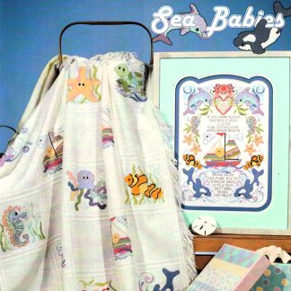 Sea Babies cross stitch book SCB431 from Stoney Creek