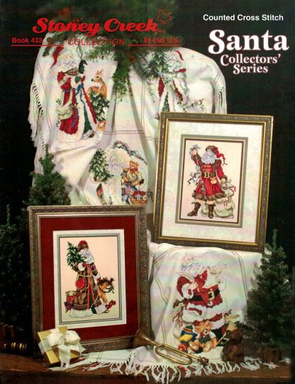 Santa Collectors Series cross stitch book SCB433 from Stoney Creek