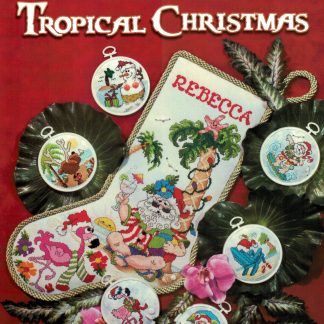 Tropical Christmas cross stitch book SCB441 from Stoney Creek