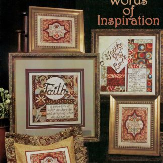 Words of Inspiration cross stitch book SCB446 from Stoney Creek