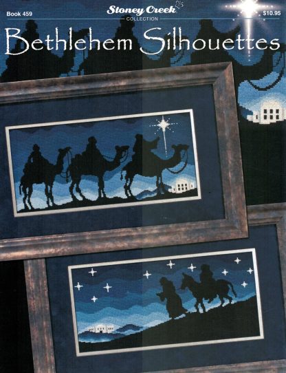 SCB459 Bethlehem Silhouettes cross stitch book from Stoney Creek