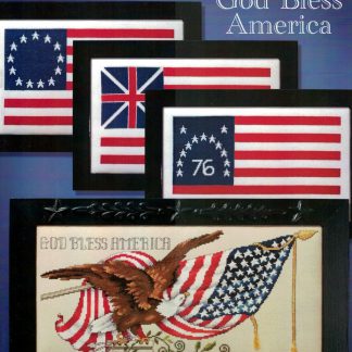 SCB460 God Bless America cross stitch book from Stoney Creek