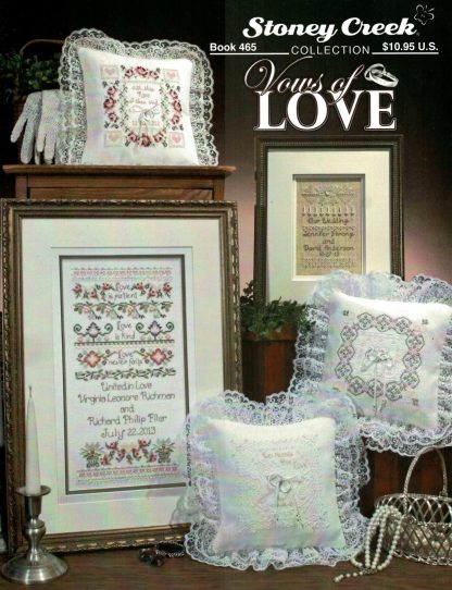 SCB465 Vows of Love cross stitch book from Stoney Creek