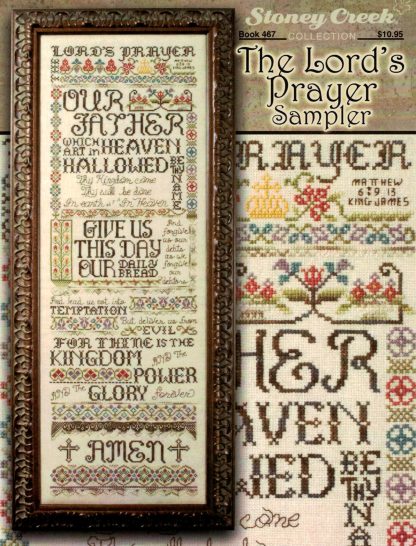 SCB467 Lord's Prayer Sampler cross stitch book from Stoney Creek