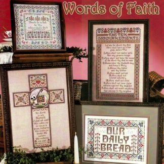 SCB468 Words of Faith cross stitch book by Stoney Creek