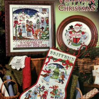 SCB470 Victorian Village Christmas cross stitch book by Stoney Creek