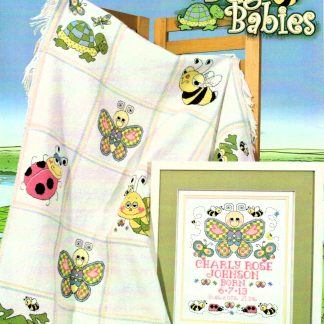 SCB471 Bug Babies cross stitch book by Stoney Creek