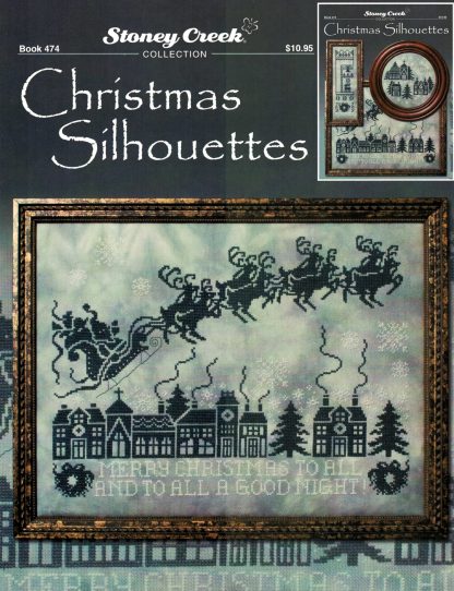 SCB474 Christmas Silhouettes cross stitch book by Stoney Creek