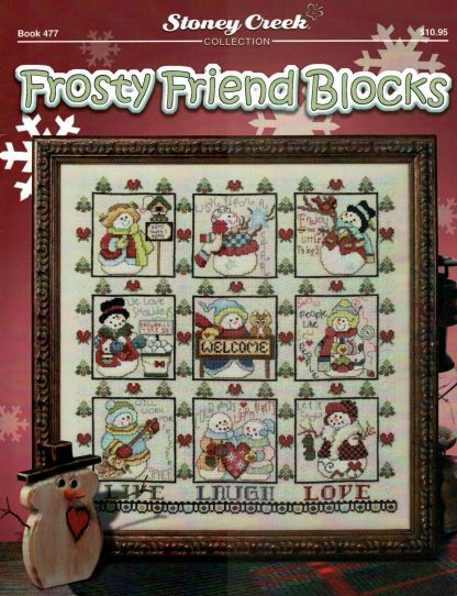 SCB477 Frosty Friend Blocks cross stitch book from Stoney Creek