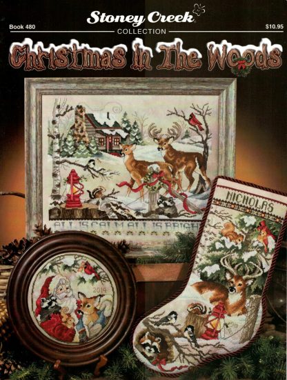 SCB480 Christmas in the Woods cross stitch book from Stoney Creek