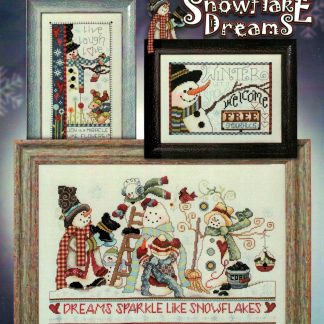 SCB484 Snowflake Dreams cross stitch book from Stoney Creek