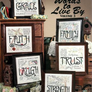 SCB487 Words to Live By Volume 3 cross stitch book from Stoney Creek