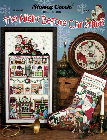 SCB493 The Night Before Christmas cross stitch book from Stoney Creek