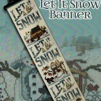 SCB497 Let it Snow Banner cross stitch book from Stoney Creek