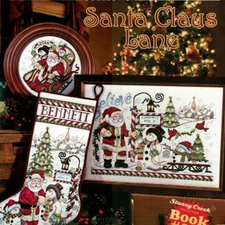 SCB500 Santa Claus Lane cross stitch book from Stoney Creek