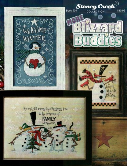 SCB504 More Blizzard Buddies cross stitch book from Stoney Creek