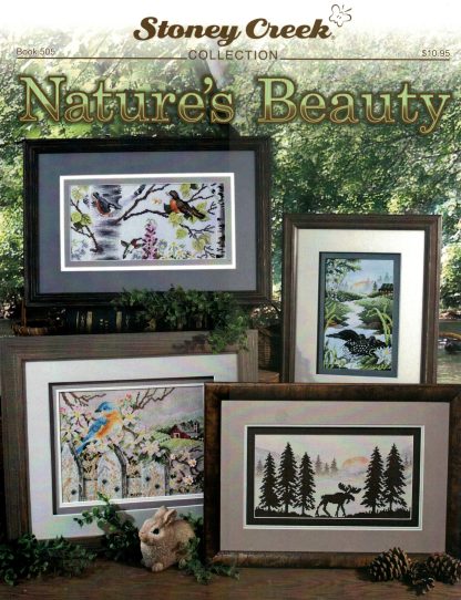 SCB505 Nature's Beauty cross stitch book from Stoney Creek