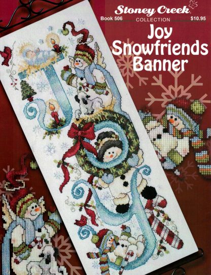 SCB506 Joy Snowfriends Banner cross stitch book from Stoney Creek