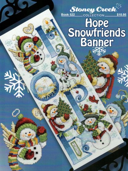 SCB522 Hope Snowfriends Banner cross stitch book from Stoney Creek