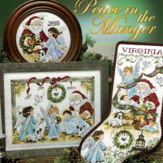 SCB523 Peace in the Manger cross stitch book from Stoney Creek