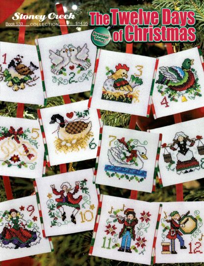 SCB533 Twelve Days of Christmas cross stitch book from Stoney Creek