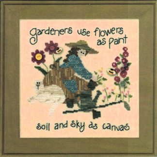 Gardeners Paint cross stitch pattern from Art to Heart