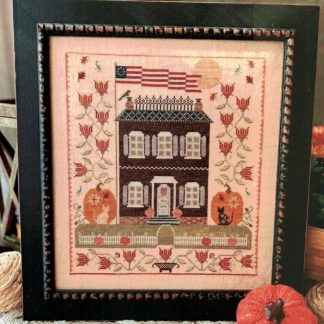 Harvest Moon Cross Stitch pattern from Annie Beez Folk Art ABF-NW112