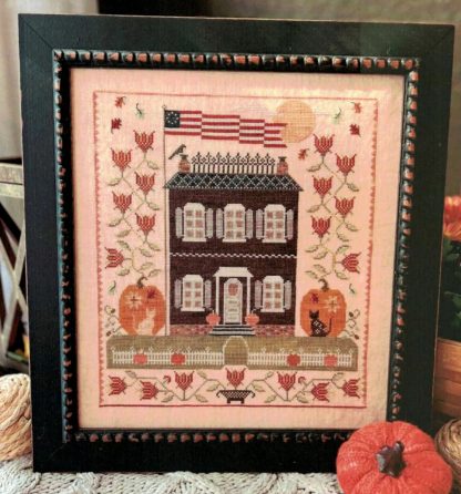 Harvest Moon Cross Stitch pattern from Annie Beez Folk Art ABF-NW112