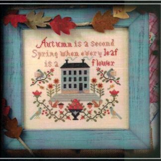 Autumn is a Second Spring Cross Stitch pattern from Annie Beez Folk Art ABF-NW39