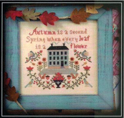 Autumn is a Second Spring Cross Stitch pattern from Annie Beez Folk Art ABF-NW39