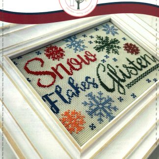 Snowflakes Glisten Cross Stitch pattern from Anabella's