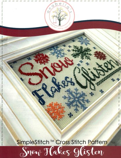 Snowflakes Glisten Cross Stitch pattern from Anabella's