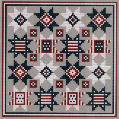 USA Stars Cross Stitch pattern from Anabella's