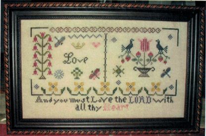 Fruit of the Spirit Love cross stitch pattern from Abby Rose Designs