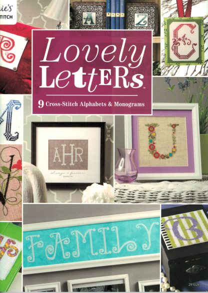 Lovely Letters Cross Stitch book from Annie's