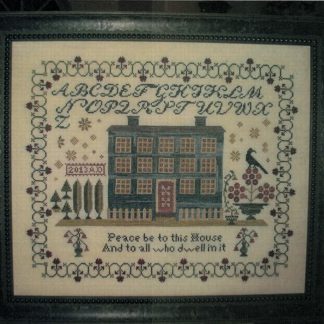 Blue Manor cross stitch pattern from Abby Rose Designs